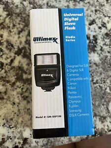 ULTIMAX UNIVERSAL DIGITAL SLAVE FLASH, For Canon, Opened Box UM-DSF100