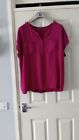 ??Stunning Ladies Fushia Pink Blouse/Top Size 24 by BonMarch Ex Used Condition 