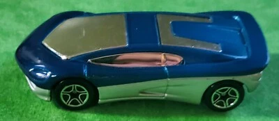 Matchbox Car Street Streak Super Fast Blue Silver 1995 - Image 1 of 4