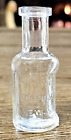 Bouteille d'apothicaire transparente antique ~ E.W. Parfum Hoyt & Co ~ Drogue des années 1920 ~ Potion~3"