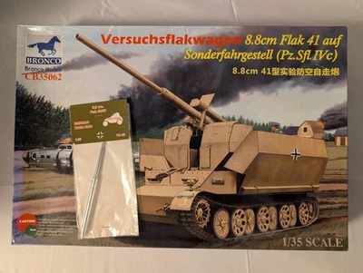 Bronco 1/35 Versuchsflakwagen 8.8cm Flak auf Sonderfahrgestel CB35062 + Extras  - Image 1 of 3
