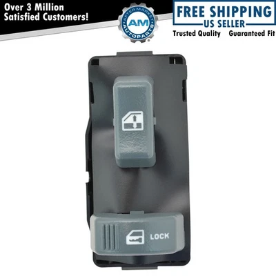 Interruptor de bloqueo de puerta de ventana eléctrica delantera lado del pasajero derecho derecho derecho para camioneta Chevy Foto 1 de 3