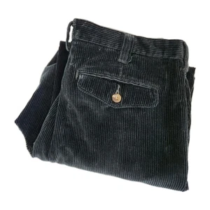 L.L. Bean Cordhose Herren 34x31 Grün Plissee Classic Fit Straight 90er - Bild 1 von 4