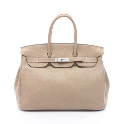 HERMES Birkin 35 Handbag 027767CK Togo leather Beige Trench Used Women O SHW - Image 1 of 4