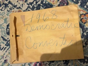 1968 Democratic Convention (letters And Memorabilia) Rare - Picture 1 of 10