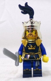 LEGO Castle 7078 King's Battle Chariot cas425 Fantasy Era Crown King