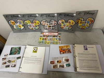 Lote Nuevo de Lote Antiguo 1980 Disney World of Postage Stamps Set 2 Álbum Walt Disney Prod Foto 1 de 4