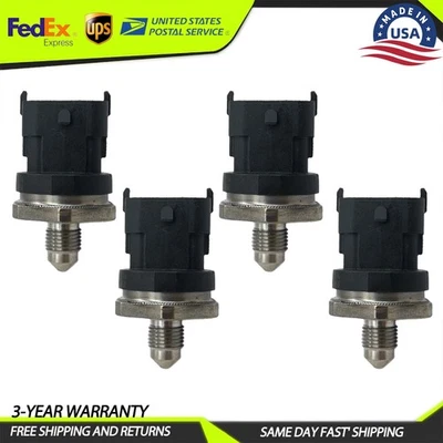 4PCS Fuel Rail Pressure Sensor with 3-Blade for Mazda CX-7 2007-2009 L4 2.3L Foto 1 de 4