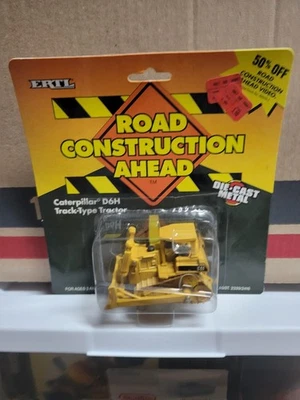 Ertl Die-Cast Road Construction Ahead Caterpillar D6H Tractor - NIP - Image 1 of 2