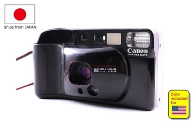 [No US Extra Duty / Tested / N-MINT] Canon Autoboy 3 Quartz Date QD 35mm JAPAN - Image 1 of 4