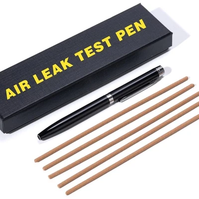 DIYTOOLSMAN Air Leak Test Pen, with 1 Pencil & 5 Sticks, Dense, Low-Odor White Smoke, 2.5...