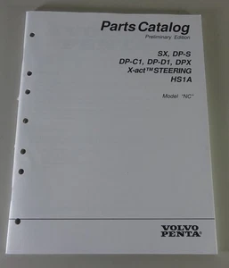 Teilekatalog / Ersatzteilliste Volvo Penta SX / DP-S / DP-C1 etc. Model NC 1996 - Bild 1 von 3