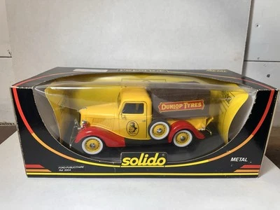 Camioneta de reparto de neumáticos Dunlop Dunlop 1:18 diecast (LEER) Solido Ford Publicitaire Foto 1 de 4