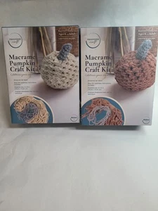 Makramee Kürbis Freeform Bastelset Herbstdeko Anfängerfreundlich, 2er Set Aldis - Bild 1 von 7