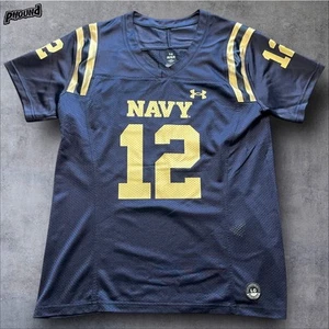 Navy Midshipmen Under Armour On Field Replica Football Jersey Youth L - Picture 1 of 7