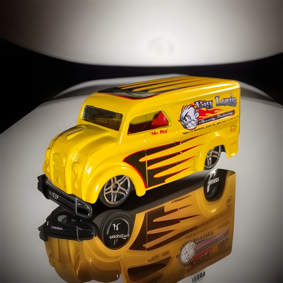 Hot Wheels желтый черный грузовик для доставки молочных продуктов чехол Lou's Speedy So Cal «Mr Big» - Изображение 1 из 4