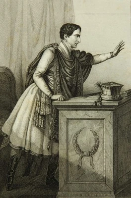 E. LEGUAY (1822-1869), Lucien Bonaparte (1755-1840), Radierung Romantik - Bild 1 von 4