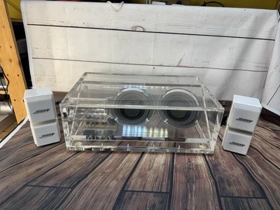 Bose Acoustimass 5 Lautsprechersystem in Acrylglas+ 2 Doppelcube Acoustimass AM5 - Bild 1 von 4