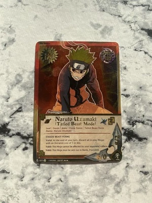 Naruto Tcg CCG Naruto Uzumaki (Tailed Beast Mode) Super Rare English 1st Edition - Image 1 of 3