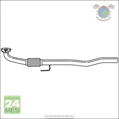 Tubo Marmitta Collettore Sigam Anteriore per OPEL VECTRA C dbk - Immagine 1 di 3