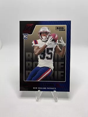 2022  Zenith Pierre Strong Jr. Red Zone RC #141 New England Patriots - Image 1 of 2