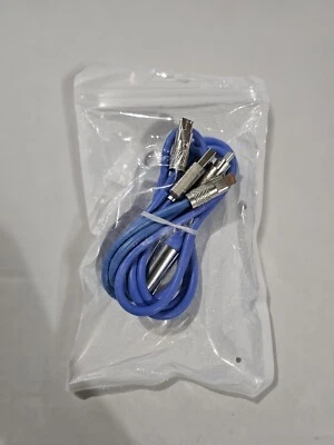 3 in 1 Fast Charging Cable Cell Phone Charger Cord For iPhone Type C Micro USB - Image 1 of 4