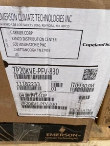 Emerson Copeland Scroll Compressor ZP20KVE-PFV-830 208-230V 1Ph 60Hz - Picture 1 of 1