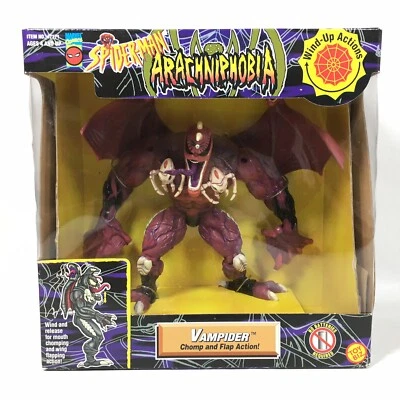 Figura de acción Arachniphobia VAMPIDER cuerda de colección 1996 Marvel Spider-Man Toy Biz Foto 1 de 4