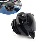 Right Thread Gas Cap Fuel Tank Cover Black Fit For Harley Sportster Softail Dyna