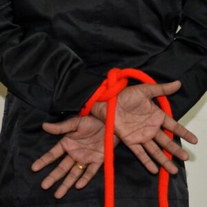 Corde d'évasion gadget cravate détachement poignets à main de corde épaisse tour de magie