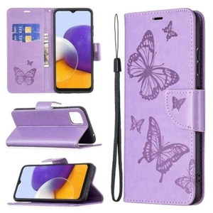 Handyhülle Schutz Case für Samsung Galaxy A22 5G Cover Tasche Etuis Violett Neu - Zdjęcie 1 z 7