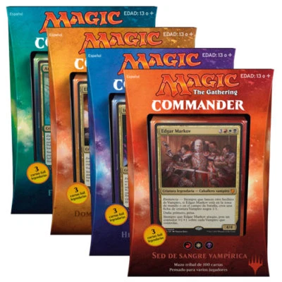 SPANISH Magic MTG 2017 Commander C17 Factory Sealed Deck Complete Box Set Tribal - Image 1 of 4