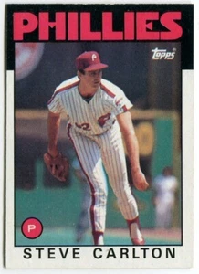 1986 Topps #120 Steve Carlton Philadelphia Phillies - Picture 1 of 2