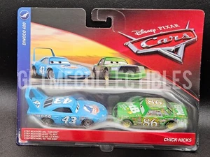 Disney Pixar Cars Strip Weathers también conocido como King Chick Hicks paquete de 2 2018 ahorra 6% GMC - Imagen 1 de 2