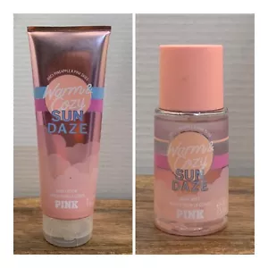 Victoria’s Secret PINK Warm & Cozy Sun Daze Body Lotion and Travel Mist - Picture 1 of 6