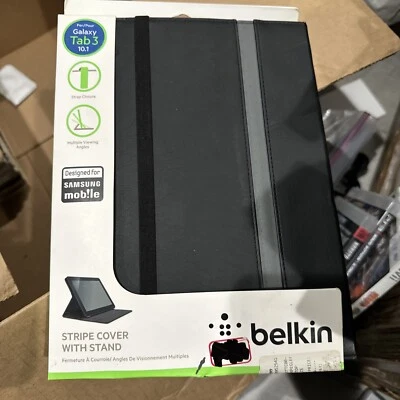 Belkin Smooth Tri-Fold Cover With Stand For Galaxy Tab 3 10.1 - Image 1 of 4