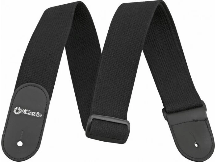 NUEVA Correa de Guitarra DiMarzio 2" Algodón Tejido - NEGRA, DD3100CBK Foto 1 de 1