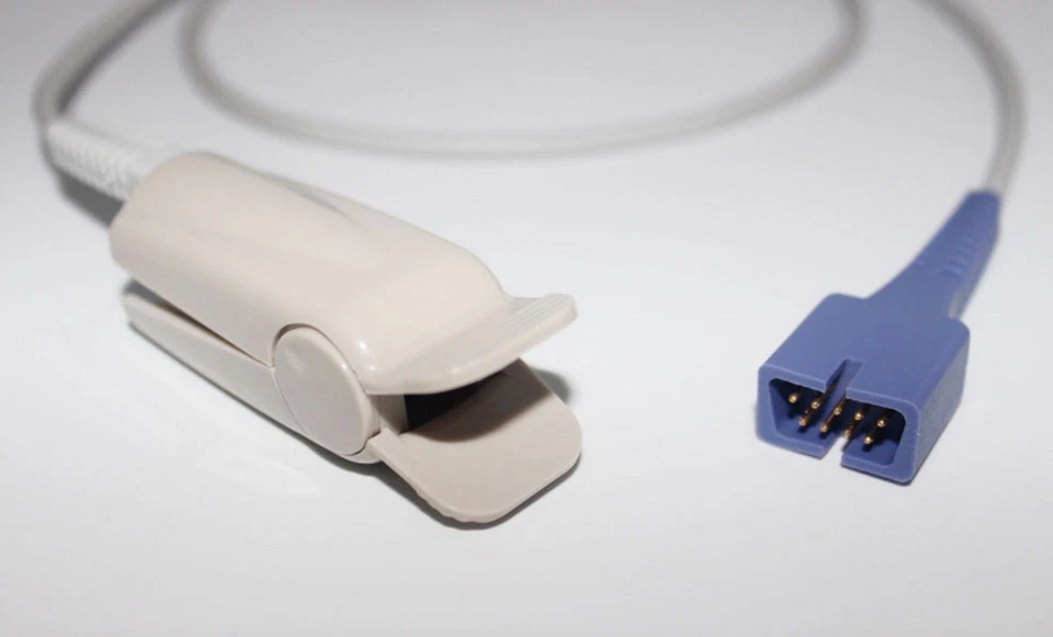 ALPTA 60pcs/LOT Spo2 Sensor DS100A Adult Finger Clip 3FT Compatible