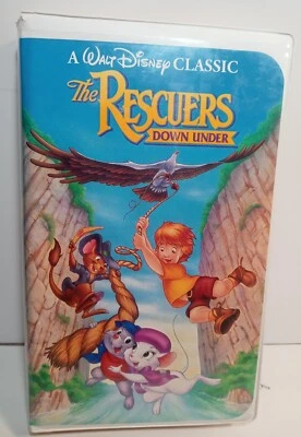 The Rescuers Down Under (VHS, 1991) Clamshell The Classics Black Diamond Collect - Image 1 of 4