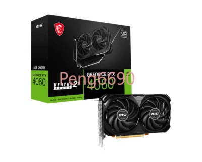 微星 GeForce RTX 4060 VENTUS 2X 黑色 8G 8GB GDDR6 显卡 (G4060V2XB8C)- - Image 1 of 4