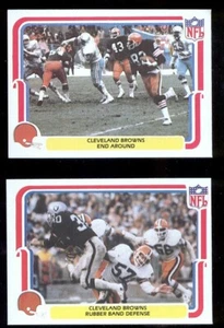 Set Fleer Action Cleveland Browns 1980 OZZIE NEWSOME CLAY MATTHEWS MIKE PRUITT - Foto 1 di 1