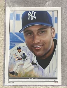 2021 TOPPS Game Within The Game 10x14 Fine Art Print #10 of Derek Jeter - #42/99 - Picture 1 of 2