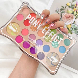 24-Color Eyeshadow Palette - Matte & Shimmer Earth Tones, Highly Pigmented  - Picture 1 of 6