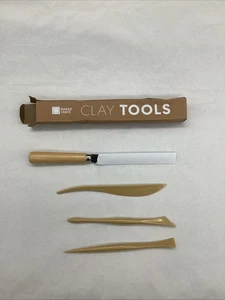 4-teiliges Tonwerkzeug - von: Macherkiste - verpackt & originalverpackt - unbenutzt & NEU - Bild 1 von 6