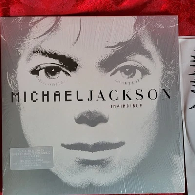 MICHAEL JACKSON “INVINCIBLE” 2001 ORIGINAL UNPLAYED DOUBLE 12” RARE VINYL ALBUM - Image 1 of 4