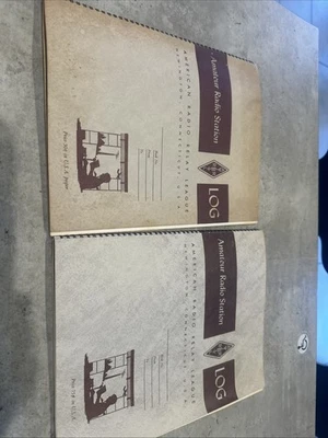 Lot Of (2)Amateur Radio Station Log Book American Radio Relay League 1964 & 1972 - Image 1 of 4