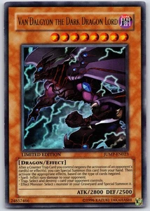 Yugioh Van’Dalgyon The Dark Dragon Lord JUMP-DE023 Ultra Rare Limited Edition LP - Bild 1 von 2