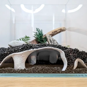 Large Aquarium Cave Hide for Betta, Shrimp, Plecos – Fish Tank Tunnel Decor - Picture 1 of 9