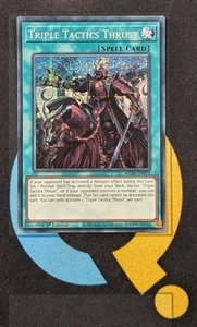 MP24-EN073 Triple Tactics Thrust Prismatic Secret Rare 1st Edition YuGiOh - Picture 1 of 3