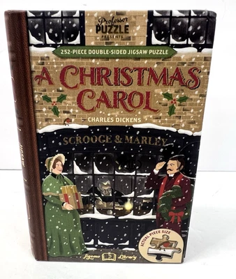 Professor Puzzle (252 Piece) Jigsaw Puzzle A Christmas Carol Charles Dickens New - Image 1 of 4
